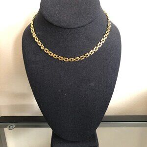 Curb Chain Link Choker - 18K Gold-Plated